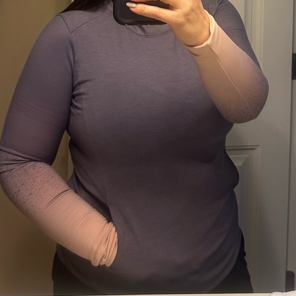 CALIA by Carrie Underwood Purple and Pink Long Sleeve Top